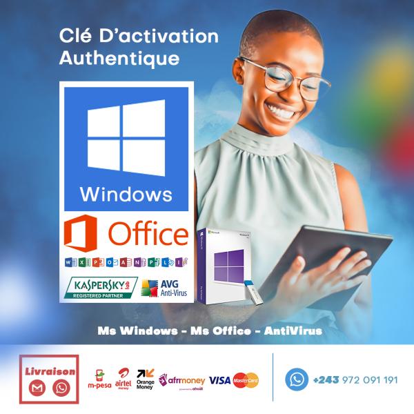 Cl authentique  windows office antivirus